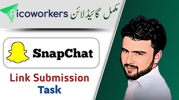 How To Do Snapchat Follow Task In picoworkers | Link Submition | Mazhar Saeed