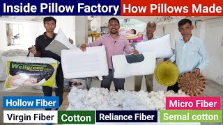 How Pillows Are Made? Pillow Factory ! All Types of fiber Pillow! Order Pillow Direct from Factory
