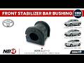 Front Stabilizer Bar Bushing Corolla E120 / Prius NHW20 48815-02130 NBR Auto Parts
