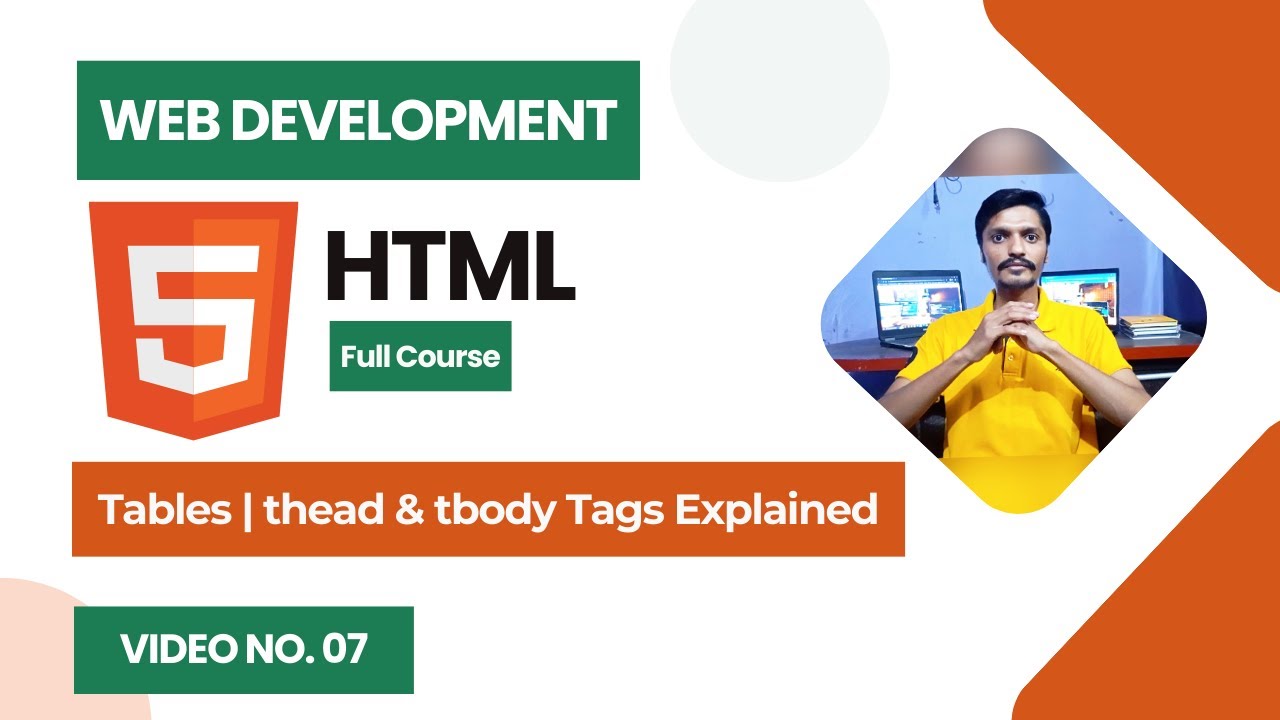 HTML Video: Tables Explained | Web Development Video #7 - YouTube