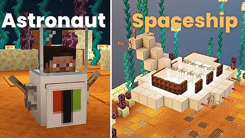 Minecraft 5+ space build hacks 1.17-1.19