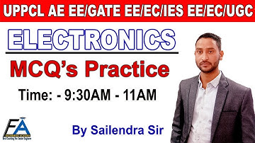 LECT-4 IMPORTANT MCQS FOR UPPCL AE EE/GATE EE/EC/IES EE/EC/UGC NET(MASTER CLASS)