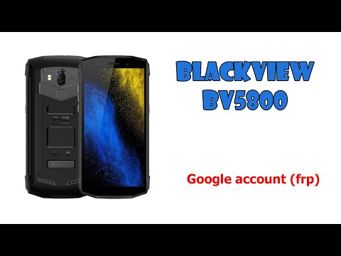 Как удалить Google account (frp) на Blackview BV5800