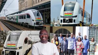 Good News Bawumia!!!   Finally Dr Bawumia Has Commissioning The Ultramodern Ghanaian Trains Made In