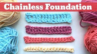Chainless Foundation SIMPLIFIED | All Stitch Sizes