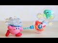 【粘土工作】シャボン玉で敵キャラを攻撃するバブルカービィ 作ってみた 〜How to make Bubble Kirby with clay〜