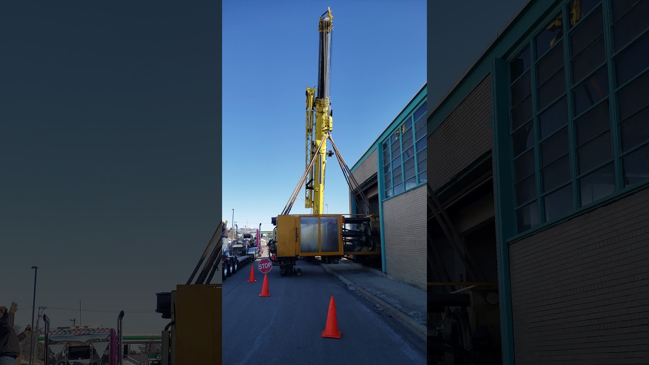 Chicago Machinery movers loads 125000 lb machine with a crane. YouTube