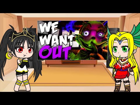 Gacha Life Fate Stay Night React to WE WANT OUT FNAF SFM (COLLAB)