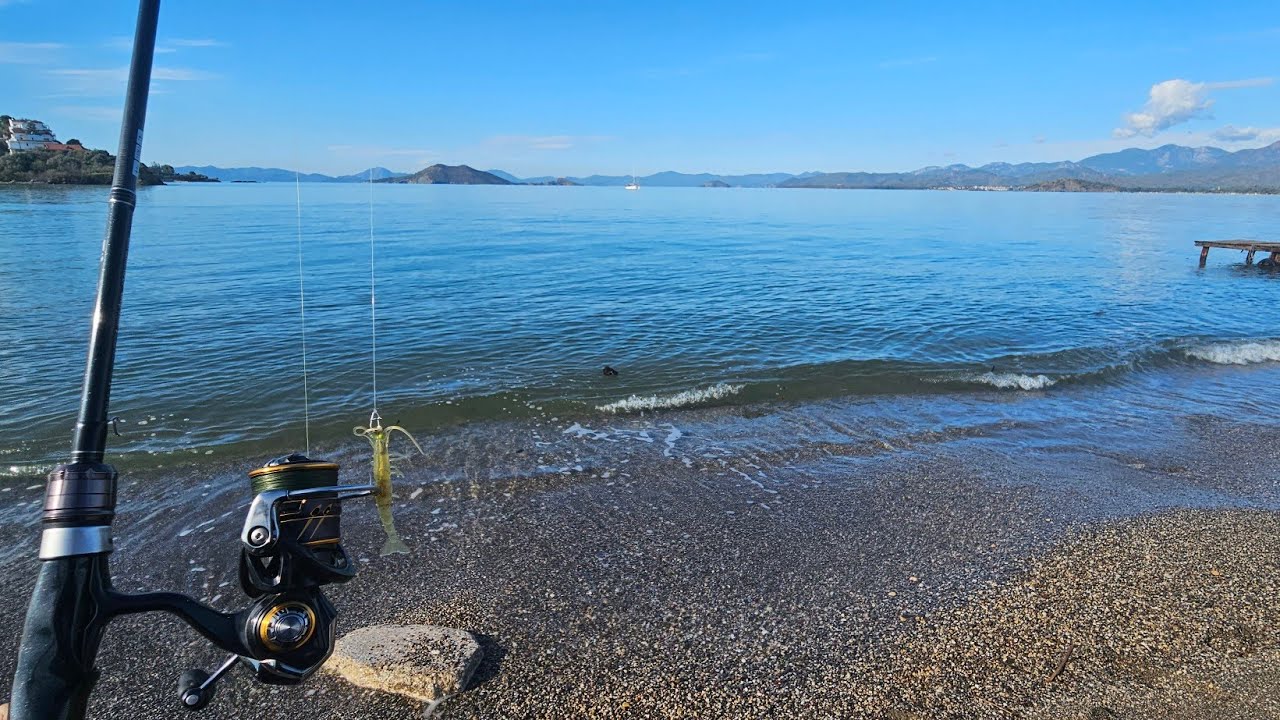 AKLIMI ALDI buradaki levrekler sahteye çok sert hamle yapıyorlar. DİKKAT!!! balık avı