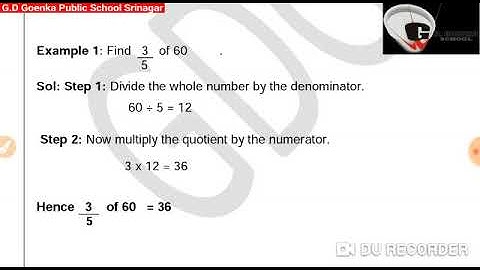 Grade 4 Math 22 08 20 Week 4 Understanding Fractions   Fractions of Whole Numbers