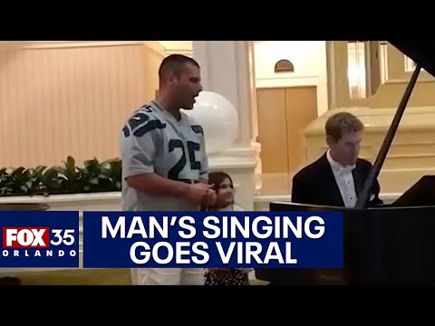 Man goes viral after video shows him singing at Disney's Grand Floridian resort