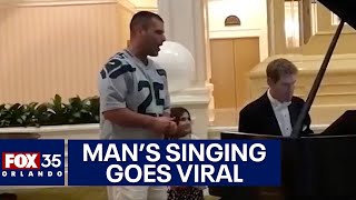 Man goes viral after video shows him singing at Disney's Grand Floridian resort