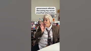 Government Officials Discussing Top Secret Classified Information
