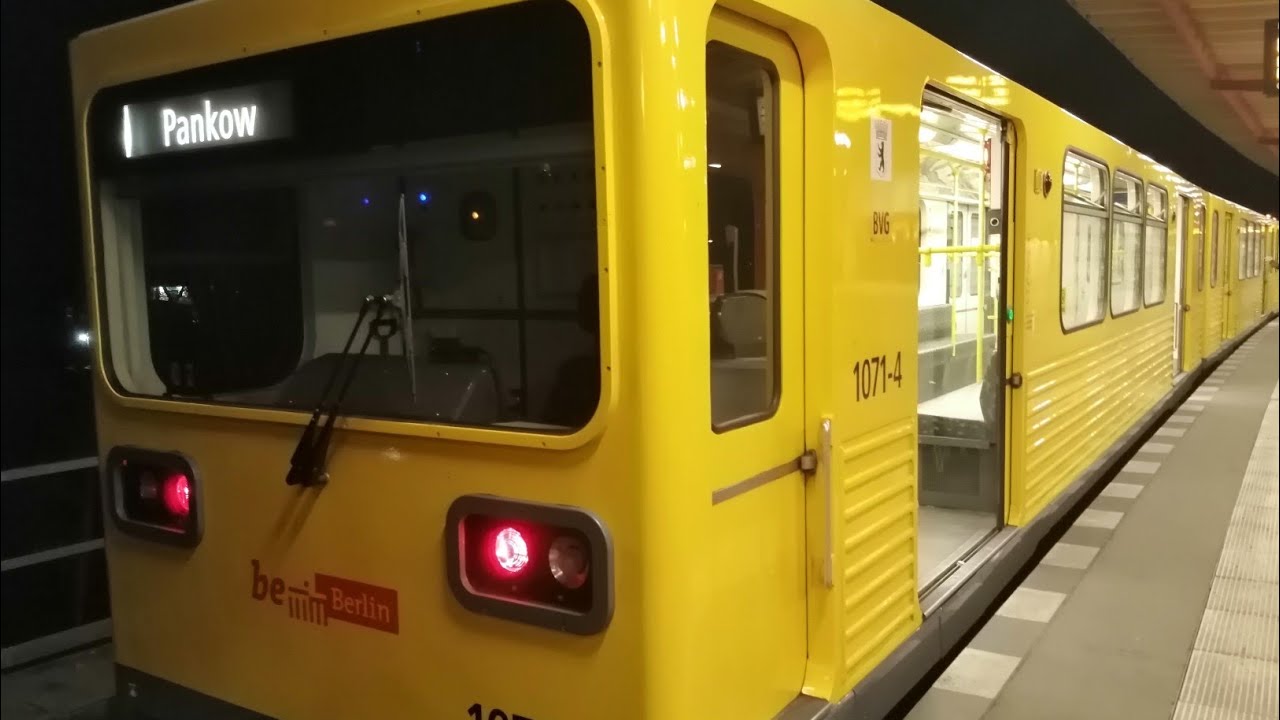 U-Bahn Berlin Mitfahrt von Pankow bis Ruhleben im GI/1E auf der U2 Komplette Linie