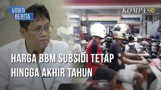 APBN Aman, Menkeu Jamin Harga BBM Subsidi Tahun Ini Tak Bakal Naik