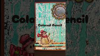 Can We Build a SNOWMAN Using Gel Prints, Brayer Offs, and Stamps from @PMartistStudio