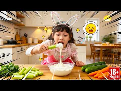 Tang San doesn't eat vegetables? Mengmeng has a solution!