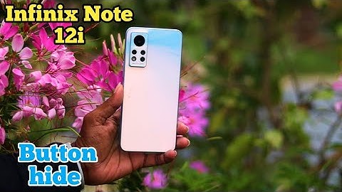 How To Hide Navigation Button In Infinix Note 12i, Hide Back Button Setting In Infinix Note 12i,