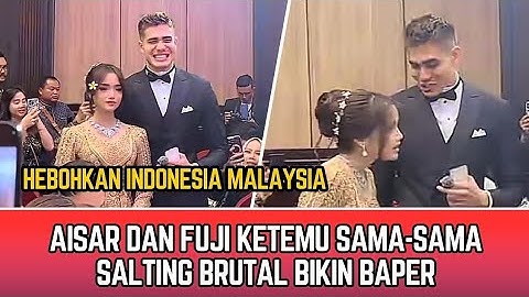 AISAR DAN FUJI KETEMU SALTING BRUTAL DAN BAPER DI NIKAHAN FRANS FAISAL