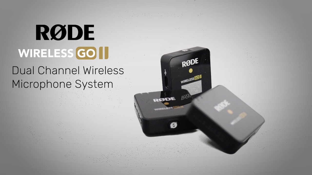 Rode Wireless GO II Dual Channel Wireless Microphone System