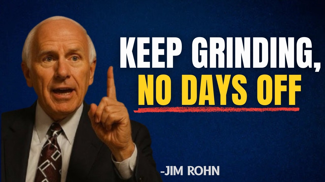 Keep Grinding, No Days Off | Jim Rohn Motivation