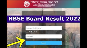 HBSE 10th Result 2022 (Out) Live Updates; Haryana board result link at bseh.org.in,