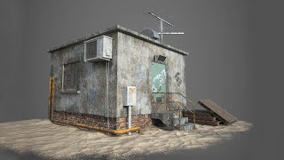 3ds Max and Substance Painter   LowPoly  Modeling and texturing