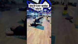 DM/Whatsapp at 9205364883 for group/personal class info #BellyFat #BellyWorkout #FloorWorkout