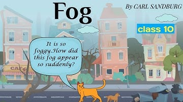 Fog - Carl Sandburg, In Hindi & English, Class 10(CBSE), First Flight, @rinusenglishpedia1269