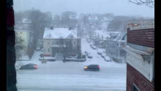 Famous Boston Snow Storm - Jan 29, 2022 - Saturday 5AM-8AM Time-lapse Wealth