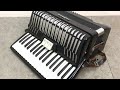 □YAMAHA ヤマハ アコーディオン ブラック 黒 441262 8905 楽器 鍵盤