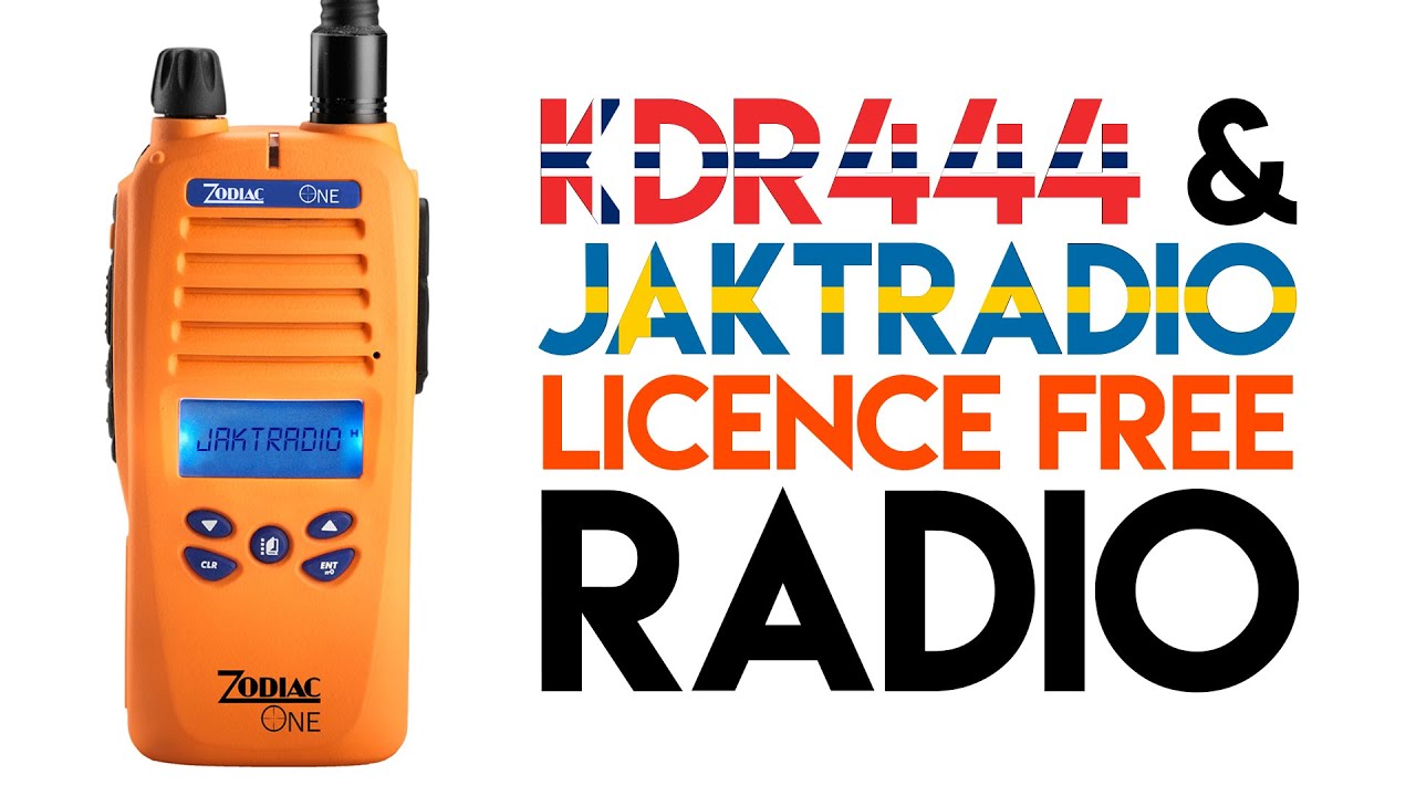 KDR 444 & Jaktradio VHF/UHF CB Radio Service Explained YouTube