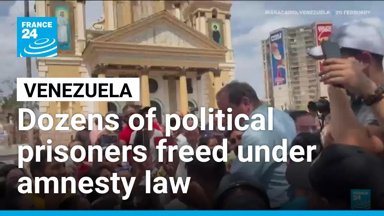 Veneuela enacts Amnesty law: Dozens of political prisoners freed • FRANCE 24 English