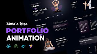 React js 18 Yoga Website Using Framer Motion | Tailwind CSS @frontendadvance