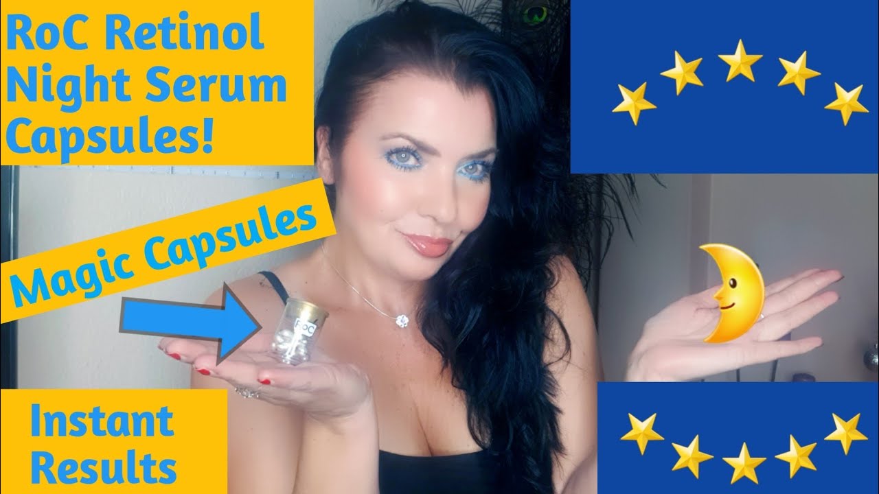 RoC Retinol Correxion Line Smoothing Night Serum Capsules Review. Instant Results!