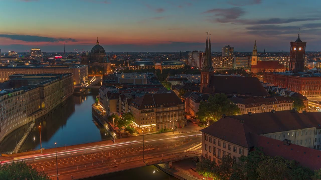 Berlin | Fischerinsel | Timelapse