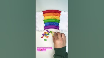 Color Sorting w/ Rainbow Toy for Kids  | Learn the Colors for Toddlers