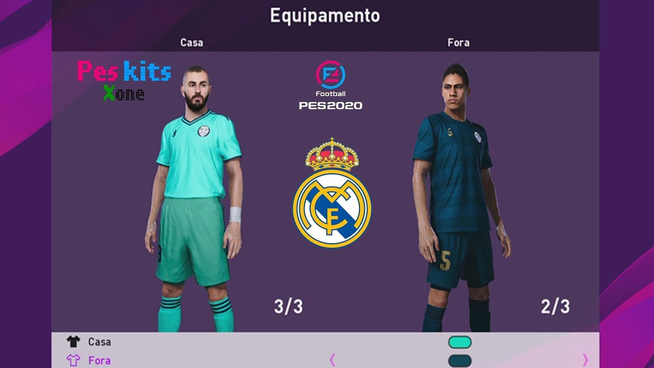 Real Madrid Kits Pes 2020 Youtube