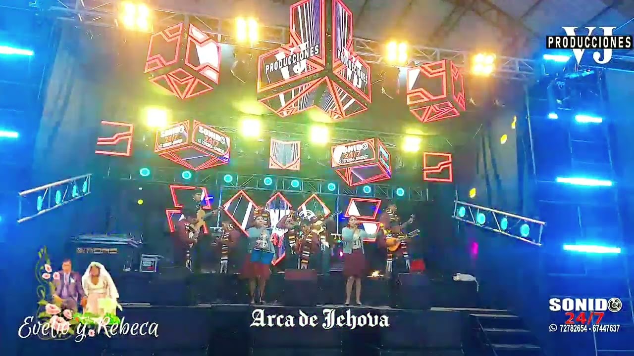 arca de jehova en la boda de evelio y Rebeca