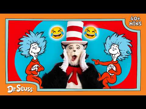 The Cat in The Hat & Things One & Two Being Whimsical For 40 Minutes Straight | Dr. Seuss