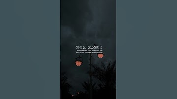 {وَقَالُوا اتَّخَذَ الرَّحْمَٰنُ وَلَدًا} سورة مريم القارئ : أحمد النفيس🍃