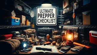 Ultimate Prepper Checklist: Must Have Survival Items