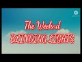 Blinding Lights - The Weeknd Lyrics Chords