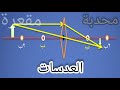 أسهل شرح العدسات وحالات الصور المتكونة Lenses 