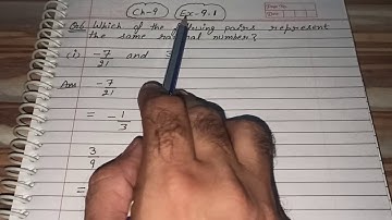 Q 6, Ex 9.1 - Rational Numbers - Chapter 9 - maths class 7th - NCERT