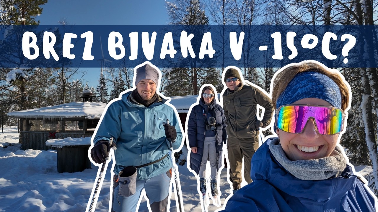 Sredi noči smo MORALI ZAPUSTITI bivak / TURNO čez drn in strn na FJÄLL | Švedska zima