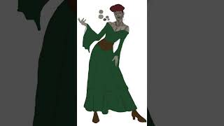 Character Design - Vamp 2025 #krita #digitalart #timelapse