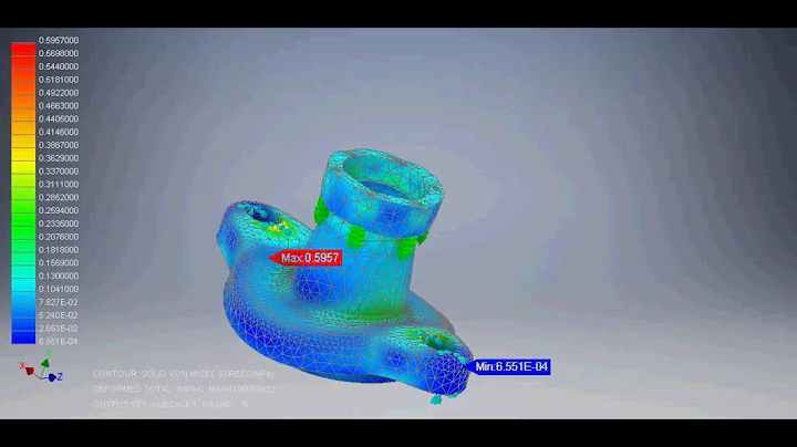 Structure Analysis of Standing bracket using Nastran in CAD Autodesk Inventor Professional 2016
