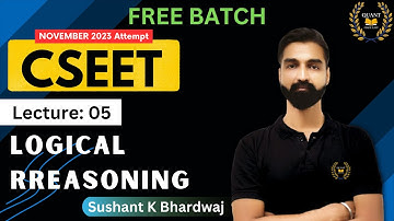Practice Alphabet and Numbers| CSEET and CA Logical Reasoning By Sushant K. Bhardwaj | #SKBMATHS