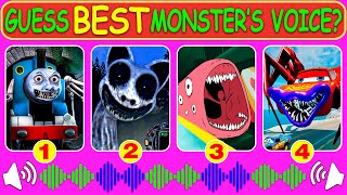 Guess Monster Voice Spider Thomas, Zoonomaly, Train Eater, McQueen Eater Coffin Dance